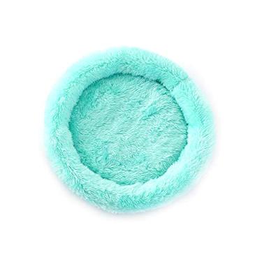 Imagem de Cama de Pet Redonda Pelúcia Macia Ninho Casa para Hamster Erizo Coelho Gatos Cães Pequenos Confortável e Aconchegante Pets Dormir Dormitar Brincar