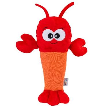 Imagem de Outward Hound Brinquedo para cães Critterz revestido – pelúcia e textura moldada, busca barulhenta, cães pequenos e médios, lagosta, 26,4 cm