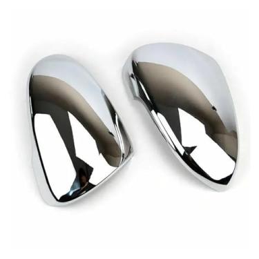 Imagem de Compatível com Hyundai Tucson 2015-2020 2016 2017 2018 2019 Retrovisor do carro Tampa do espelho lateral Tampa da asa Porta externa Vista traseira Caso Moldura de acabamento(Sliver)