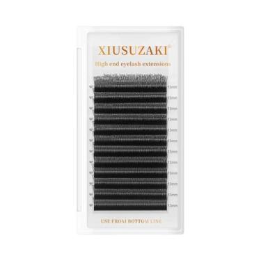 Imagem de Cílios Postiços De Volume Pré-Montados Em Preto Fosco Natural U 2-3D C