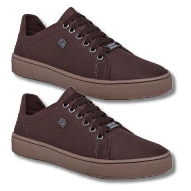 Imagem de Kit 2 Tênis Casual Masculino Slim Estiloso Super Confortável - Bless A