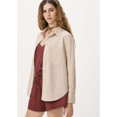 Imagem de Camisa Feminina Listrada Em Liocel-Feminino