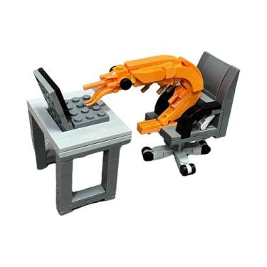 Imagem de Blocos De Montar Criativos MOC Para Meninos E Meninas: Figuras De Cama