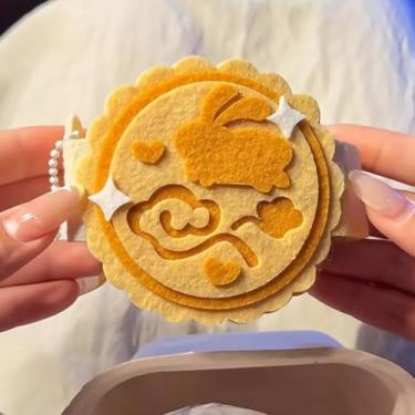 Imagem de Álbum de fichário de photocard, álbuns de cartões feitos à mão em feltro de coração fofo, mini álbum de fotos portátil, álbum de fotos, porta-cartões MiniPhoto, com pingente DIY Keychian, para coleção