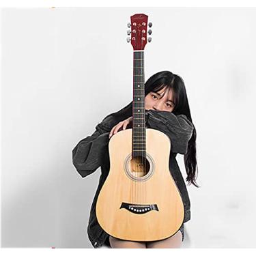 Imagem de Guitarra especial para iniciantes para meninos e meninas, placa única, 96 cm A (F)