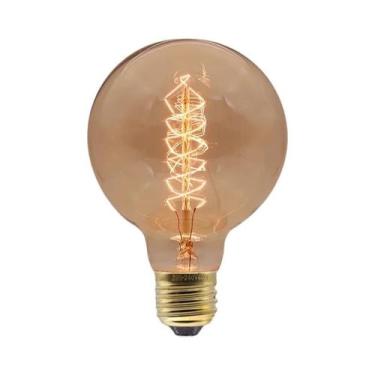 Imagem de Lâmpada Incandescente Vintage Edison E27 40W 220V 110V Para Quarto Ind