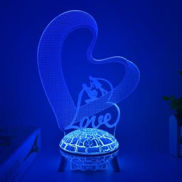 Imagem de Comemoração de casamento Night Light 3D do Dia dos Namorados - taiyuan