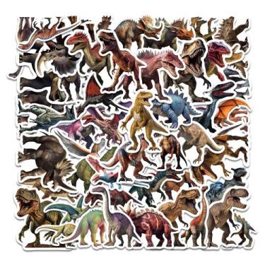 Imagem de Adesivos Dinosaur Graffiti 50 peças Creative Cartoon Dino Dec - yiweis