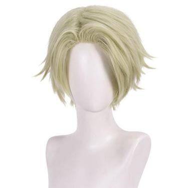 Imagem de Peruca de cosplay curta verde claro para Jujutsu Kaisen Kento Nanami -