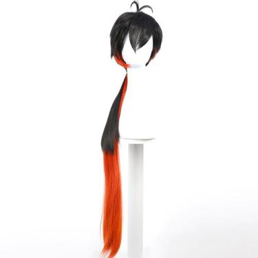 Imagem de Peruca de cosplay Genshins Impacts Zhonglis Anime Costume Par - taiyua