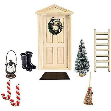 Imagem de Móveis de casa de bonecas, Natal, acessórios de casa de bone - Gloome 