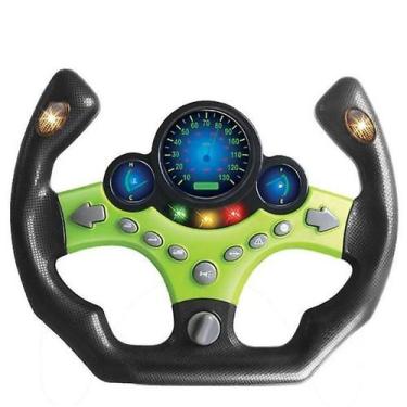 Imagem de Brinquedo de volante de simulação elétrica com luz e som - Gloome Stor