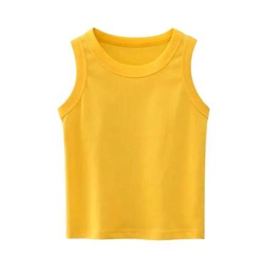 Imagem de Camiseta Regata De Algodão Para Meninos, Confortável E Respirável, Rou