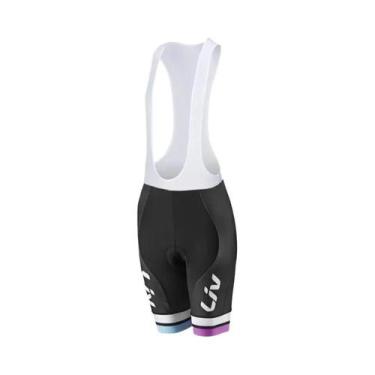Imagem de Calções de Ciclismo MTB Femininos - Verão - 19D Gel Pad - Calças Justa