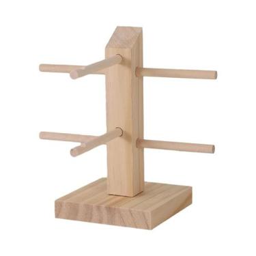 Imagem de Expositor De Óculos De Sol Feminino Em Madeira Com Múltiplas Camadas, 