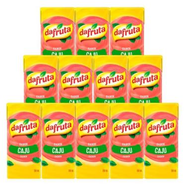 Imagem de Suco Dafruta Sabor de Caju 200ml 12 Unidades