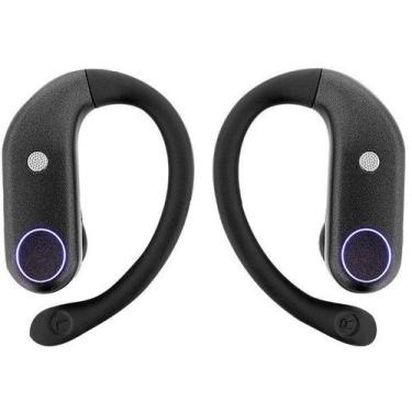 Imagem de Fone Preto à Prova dÁgua Bluetooth c/ USB-C e Case Portátil - BRIGHT, 
