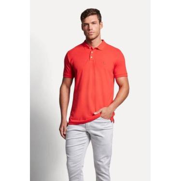 Imagem de Camisa Polo Piquet Classica Masculina - Reserva, Vermelho, 3G