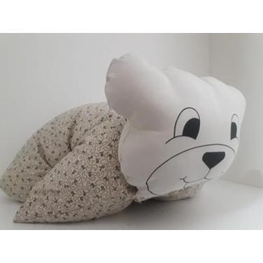 Imagem de Almofada Infantil Urso Kisoninho Baby - Rosa e Mari Arts