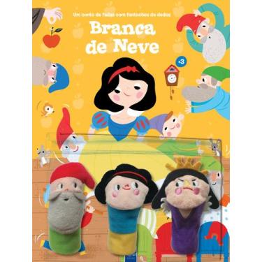 Imagem de Livro - Um conto de fadas com fantoches de dedos: Branca de Neve