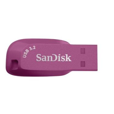 Imagem de Pen Drive 32GB SanDisk Ultra Shift, USB 3.2, Roxo - SDCZ410-032G-G46CO