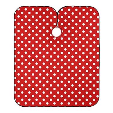 Imagem de Avental de bolinhas para barba para barbear e aparar, alças ajustáveis no pescoço com 2 ventosas, presente de cuidados ou presente masculino 139,7 x 165,1 cm