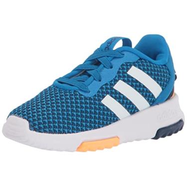 Imagem de adidas Tênis de corrida infantil Racer Tr 2.0, Azul (Blue Rush) / Branco/Azul escuro, 17