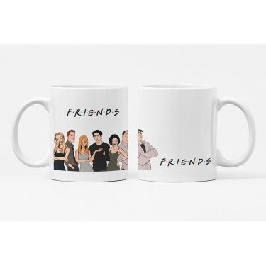 Imagem de Caneca ECF Friends Branca Porcelana 325ml