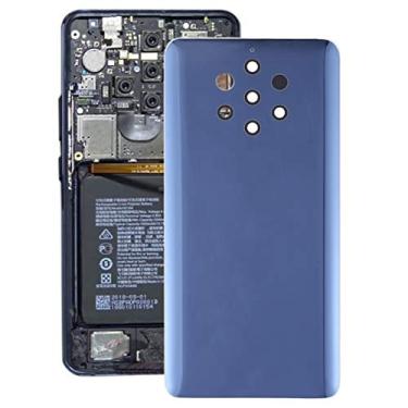 Imagem de YUNCHAO Peças de substituição de telefone celular Tampa traseira da bateria para Nokia 9 Pureview Acessórios telefônicos