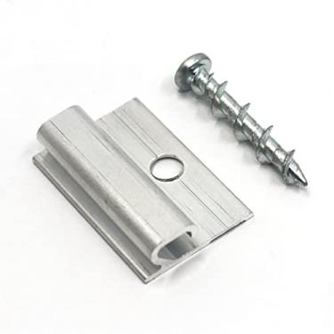 Imagem de Gancho de arame para cachorro de parede 18 kg - 1 ½ polegada de gancho de segurança para molduras com arame para pendurar - Pacote com 4