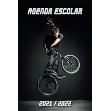 Imagem de Agenda Escolar 2021 2022: Planificador escolar diario | Septiembre de 2021 a Agosto de 2022 | 2 días por página | Ideal para colegio, colegio y bachillerato | BMX Bicicleta