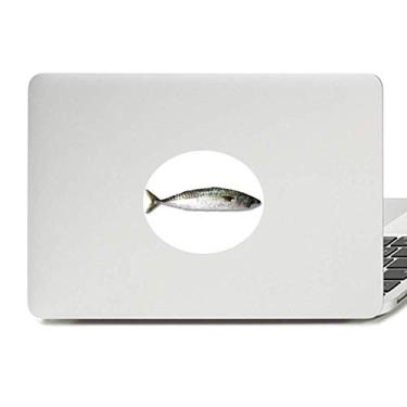 Imagem de Adesivo de notebook com emblema de vinil preto longo para atividades de peixe oceano