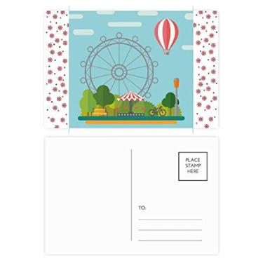 Imagem de Balão gigante Parque de diversões Natal Flor Celebração Cartão postal Cartão Bênção