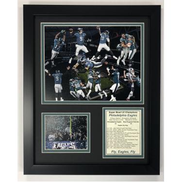 Imagem de Legends Never Die Colecionável do Super Bowl 52 Campeões da NFL do Philadelphia Eagles | Colagem de fotos emoldurada decoração de arte de parede - 30,48 cm x 38,12 cm (11856U)