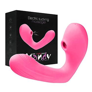 Imagem de Vibrador Estimulador De Ponto G E Clitóris Recarregável Com 10 Modos de Vibrações e Pulsações Rosa REF:6789
