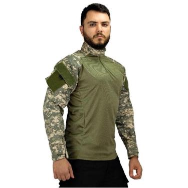 Imagem de Camisa Combat Shirt Tática Safo Militar Rip Stop Desert Digital-Masculino
