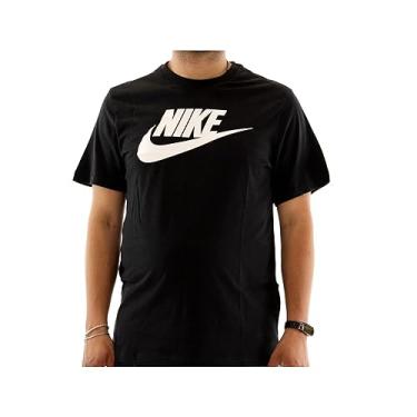 Imagem de Camiseta Nike NSW Tee Icon Futura Preto e Branco