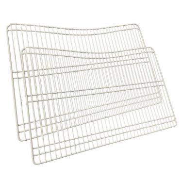 Imagem de Kit 2 Prateleiras Geladeira Electrolux Dc49 77490706 Aramada