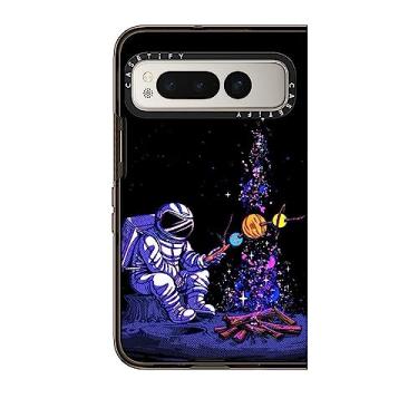 Imagem de CASETiFY Capa Impact Google Pixel Fold [proteção contra quedas de 1,3 metros/compatível com Magsafe] - Moon Camping - Preto transparente