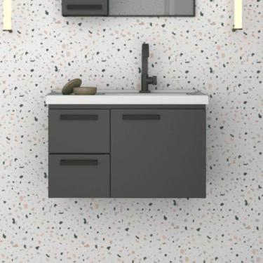 Imagem de Gabinete Para Banheiro Em Aço 61,5cm Romã Cozimax