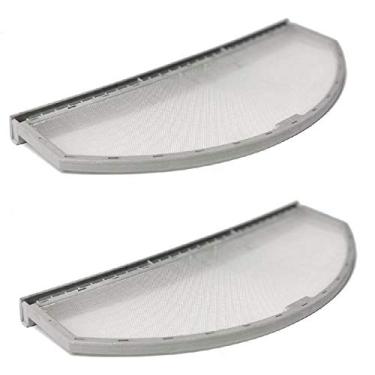 Imagem de Nispira Filtro de tela de substituição para armadilha de fiapos compatível com secador de pano Whirlpool Maytag peça 53-0918. 2 filtros
