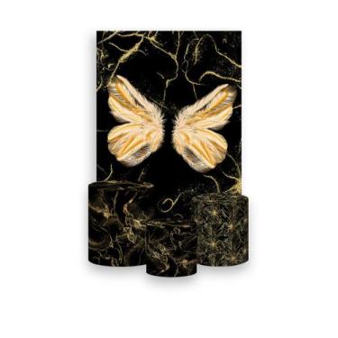 Imagem de Painel De Festa Vertical 1,50 x 2,20 + Trio De Capas Cilindro - Borbol