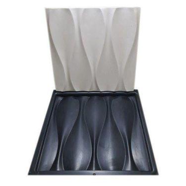Imagem de Forma 3D Gesso e Cimento ABS - Ondas - Xmoldes Formas 3D