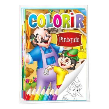 Imagem de Contos Clássicos História E Colorir Atacado 104 Livrinhos Coleção Ler 