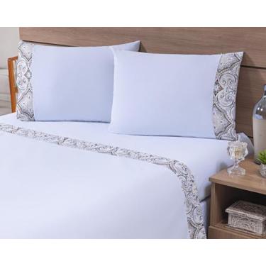 Imagem de Kit 06 Fronhas Avulsas 80x60cm Percal 100% Algodão 180 Fios Estampada 