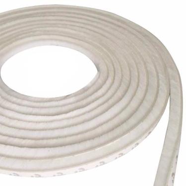 Imagem de Veda Frestas Escova Adesivo Porta Janela 10x7mm 5mts - Comfort Door, B