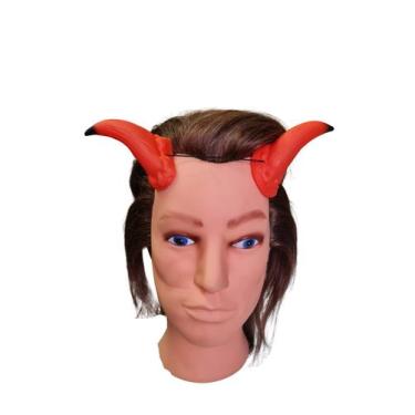 Imagem de Fantasia Adereço Par de chifres Hellboy Diabo diabinha - Lynx