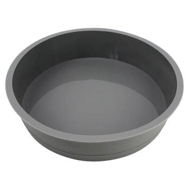 Imagem de Forma Assadeira Redonda de Bolo Em Silicone 24x5,5cm - Clink,  Cinza