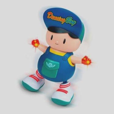 Imagem de Menino Dançarino Musical C/luz Brinquedo Infantil 20 Cm e muito divert