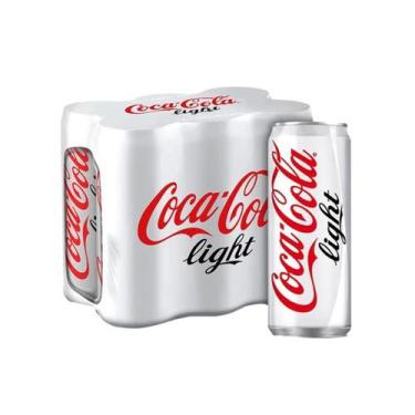 Imagem de Pack Com 6 Coca-Cola Light lata 310ml